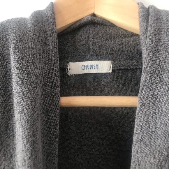 Cherish Turtleneck with Convertible Neckline in Melange Grey Lightweight Size M - Picture 5 of 6